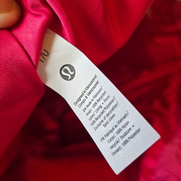 Lululemon Daily Multipocket Tote Yoga Gym Bag Hot Pink Nylon - Picture 9 of 12